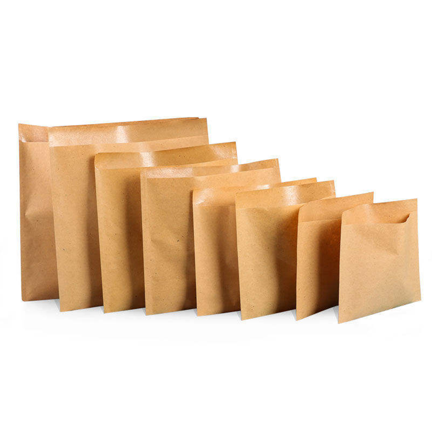 100PCS/Pack Custom Greaseproof Kraft Paper Bags 3