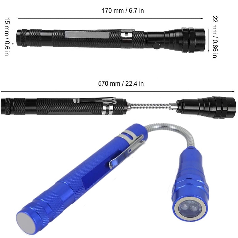 Led Flexible Flashlight With Magnetic Head 2