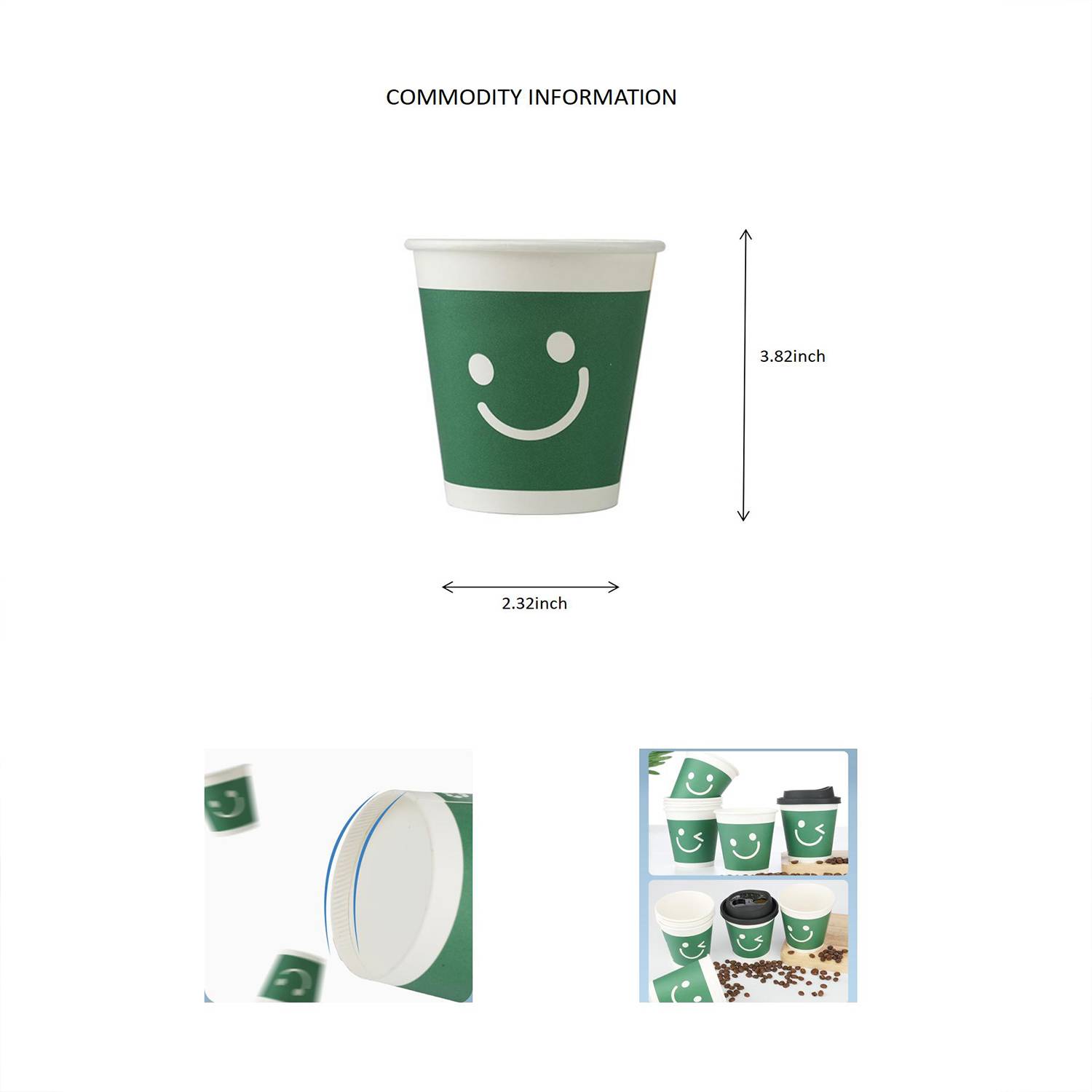 Coffee Smiley Paper Cup 3