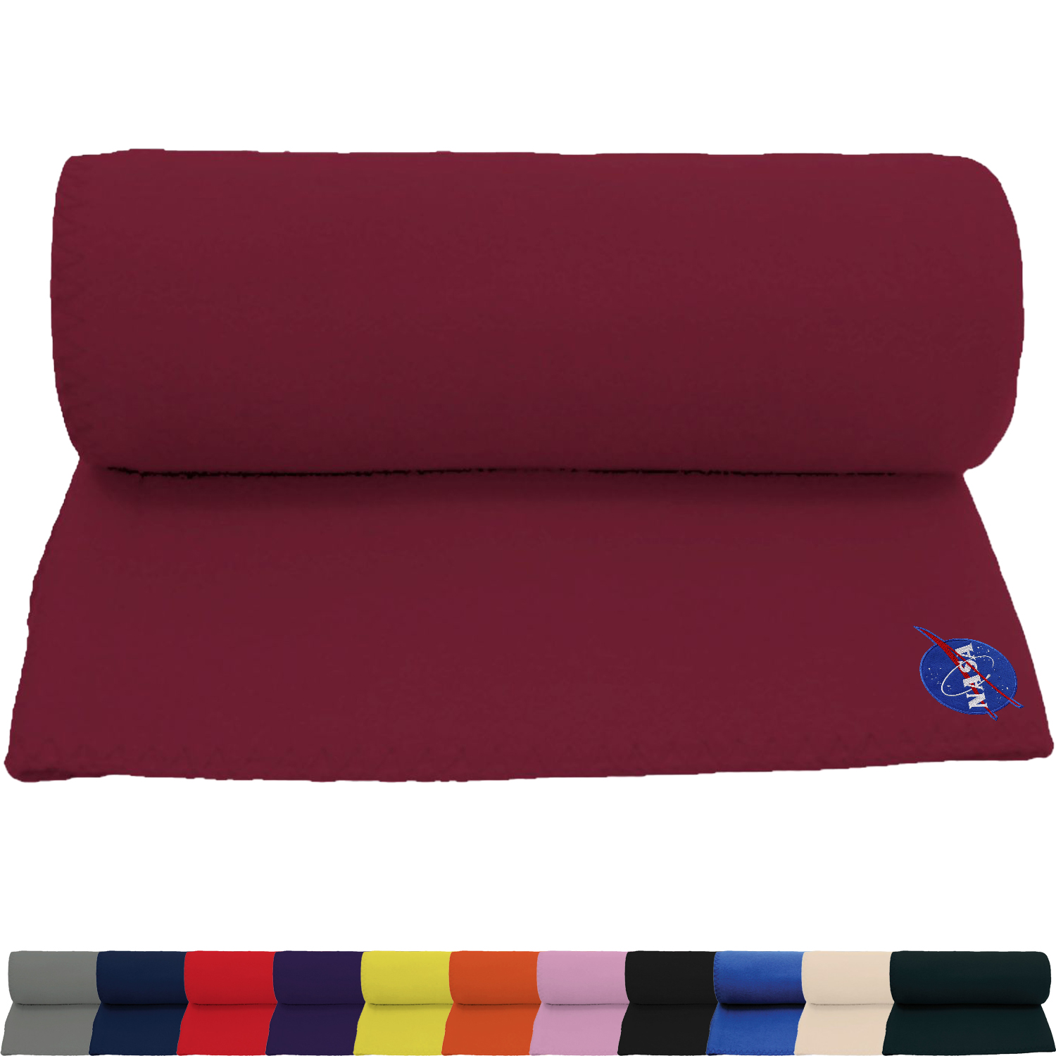 100% Polyester Blankets w/ Matching Whipstitch USA Decorated (50" x 60") 4