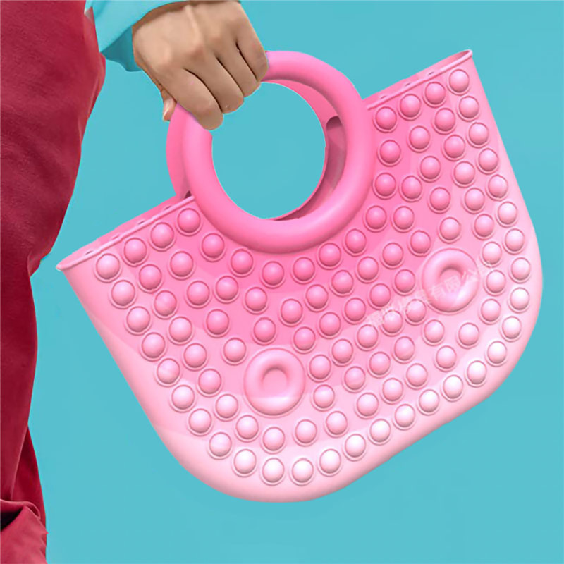 Luxury Large Bubbles Ladies Silicone Tote Bags 5