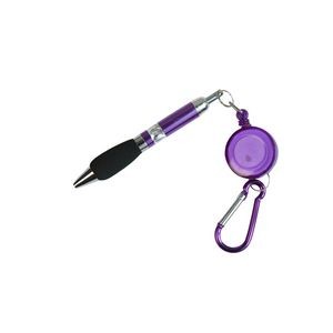 Stretchable Pen With Carabiner 24