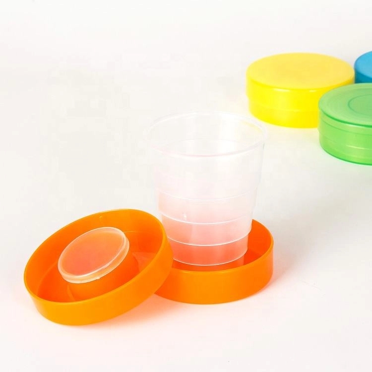 Plastic Telescopic Collapsible Folding Cup 3