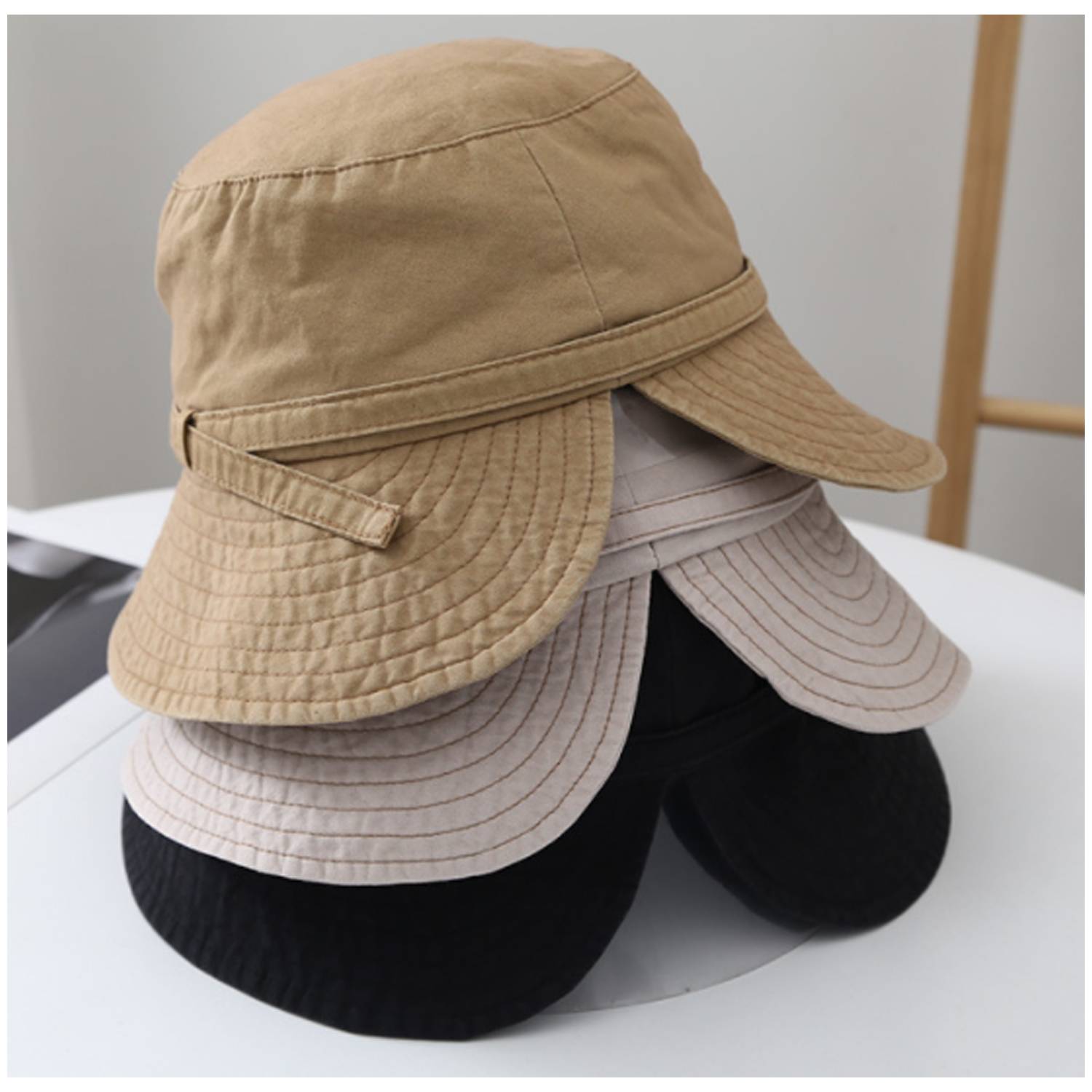 Women Summer Large Brim Fisherman Hats 2