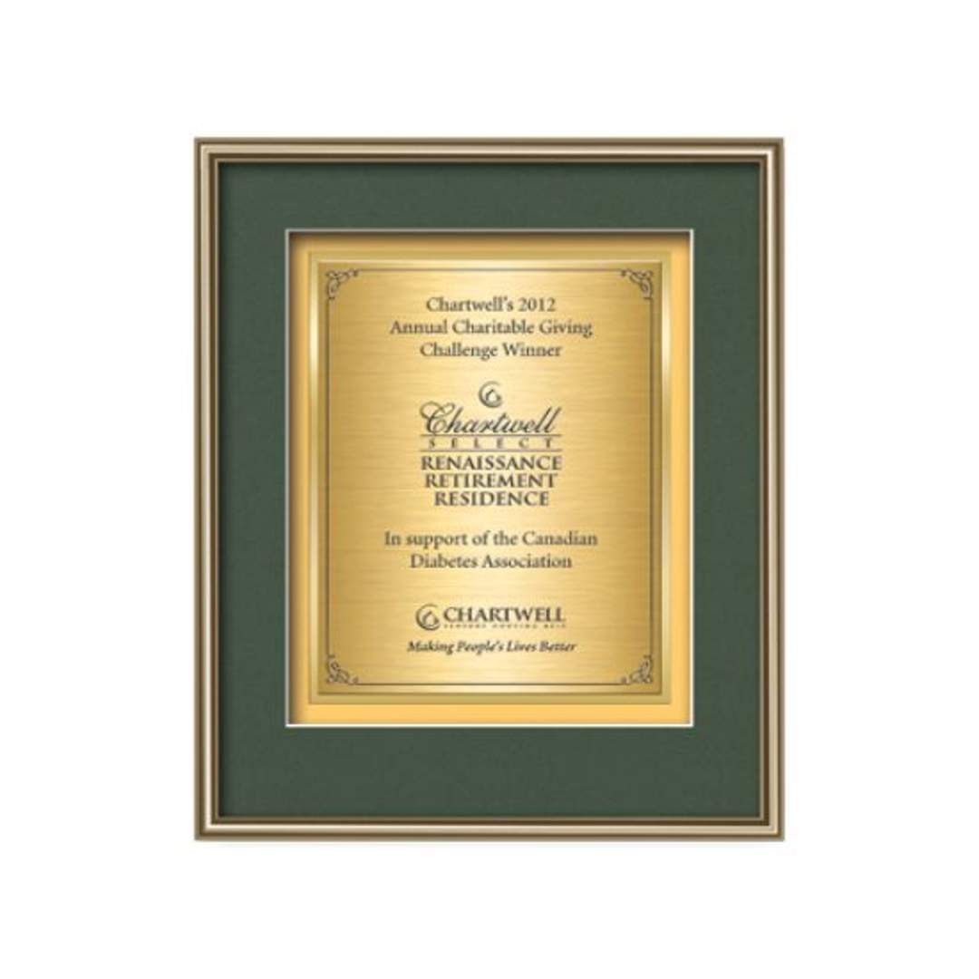 Fenestra Certificate TexEtch - Gold 2