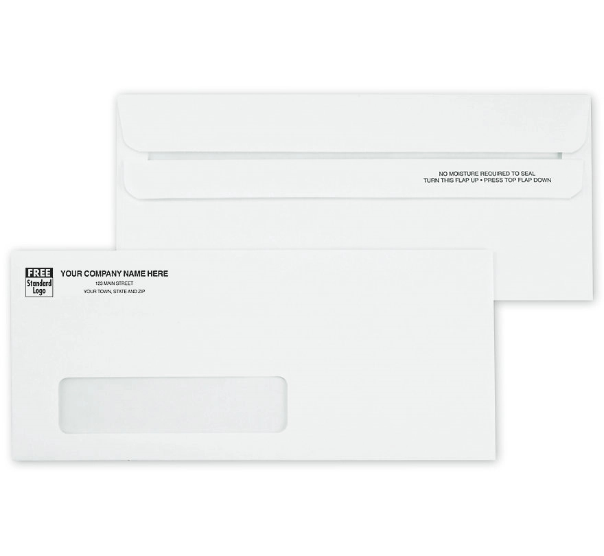 Envelopes, No. 10, Single Window, Self Seal 2