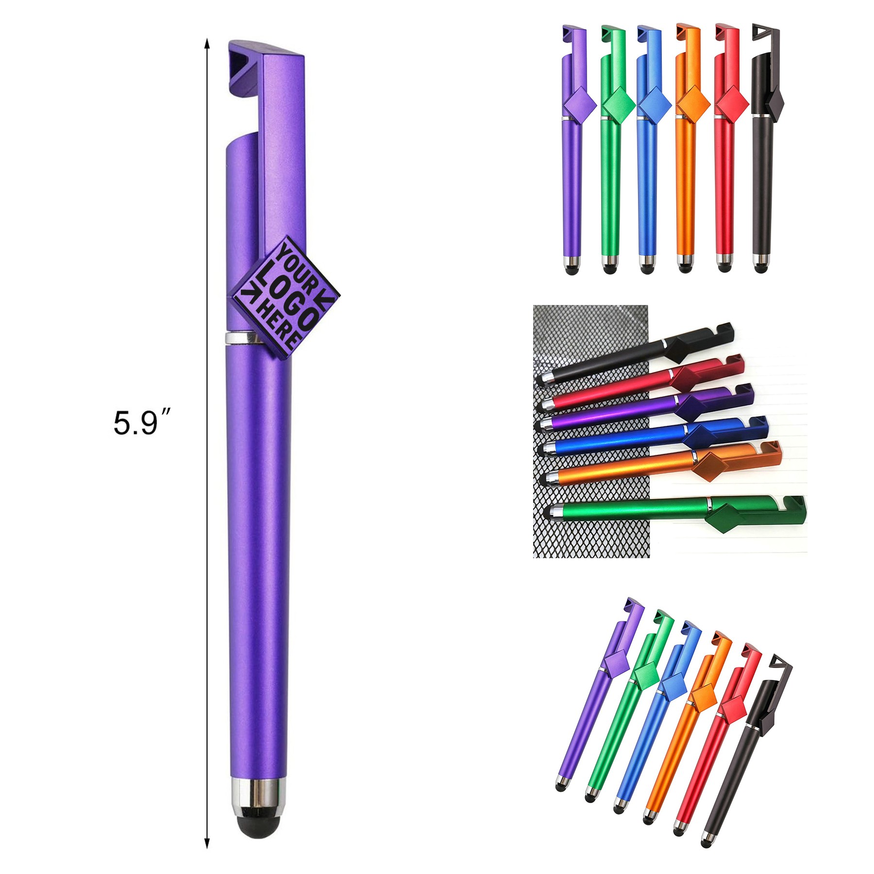 Multifunctional Phone Holder Touching Screen Pen 2