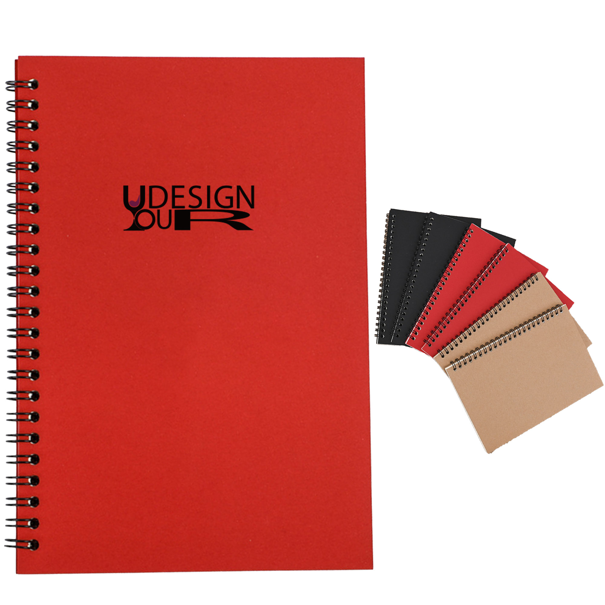 Kraft Spiral Notebook With Texture 4