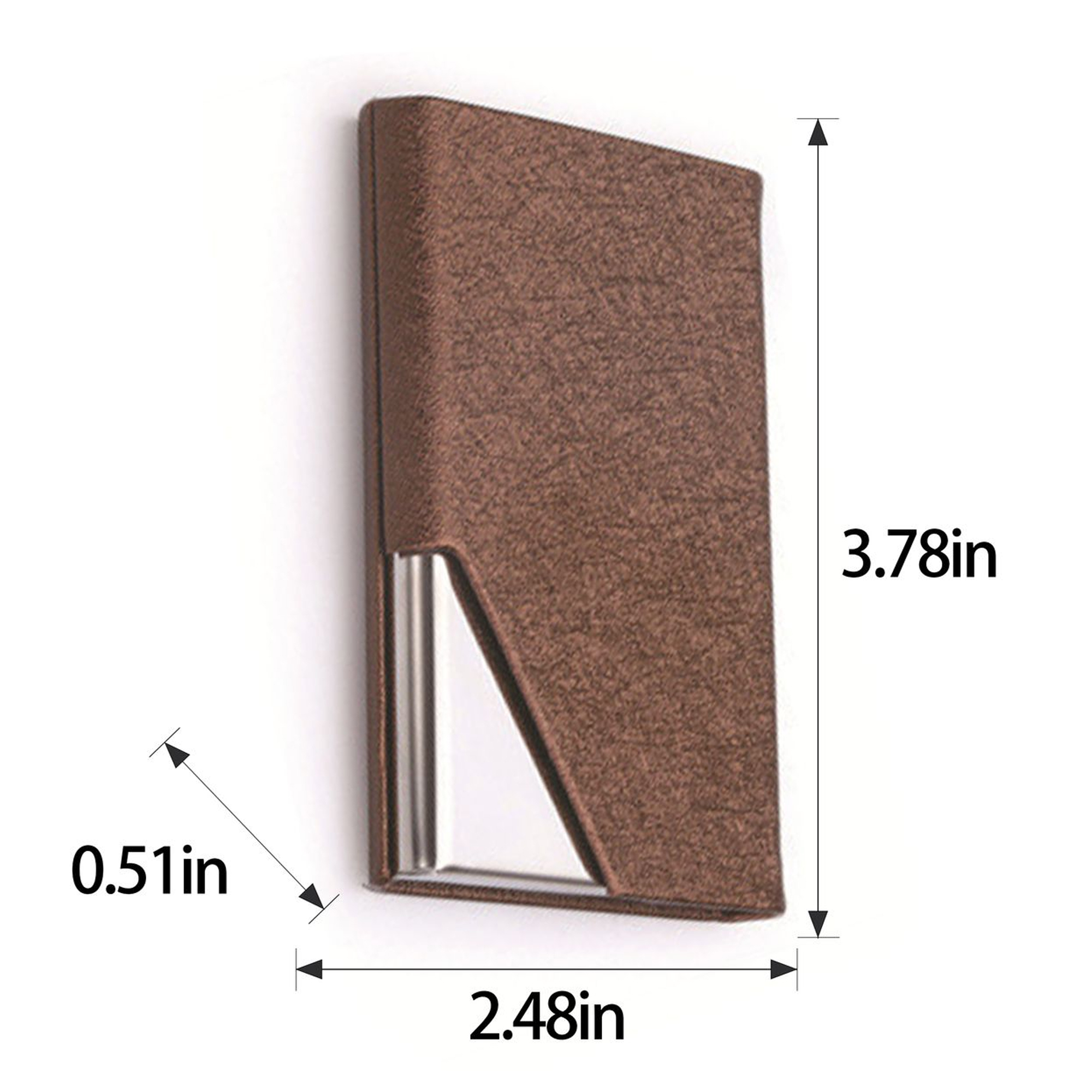 MOQ50 Premium Leather Magnetic Card Holder 1