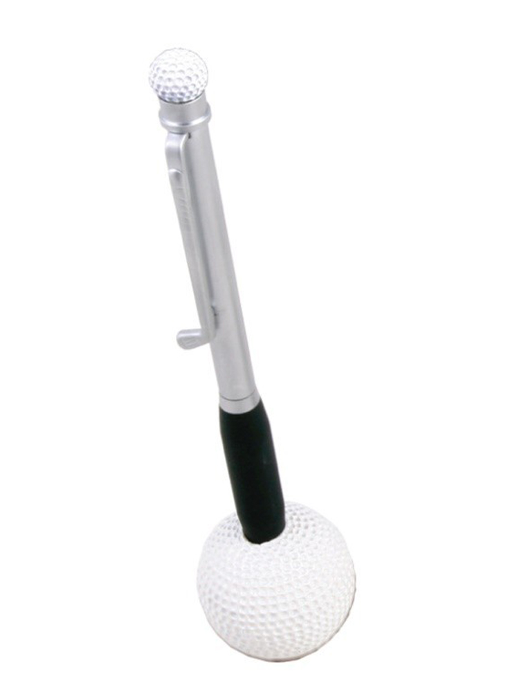 3D Golf Metal Pen Chain Set w / Stand 2