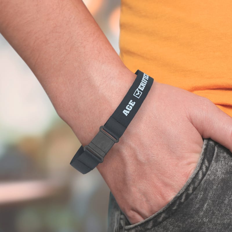 Custom Breakaway Polyester Wristbands 1