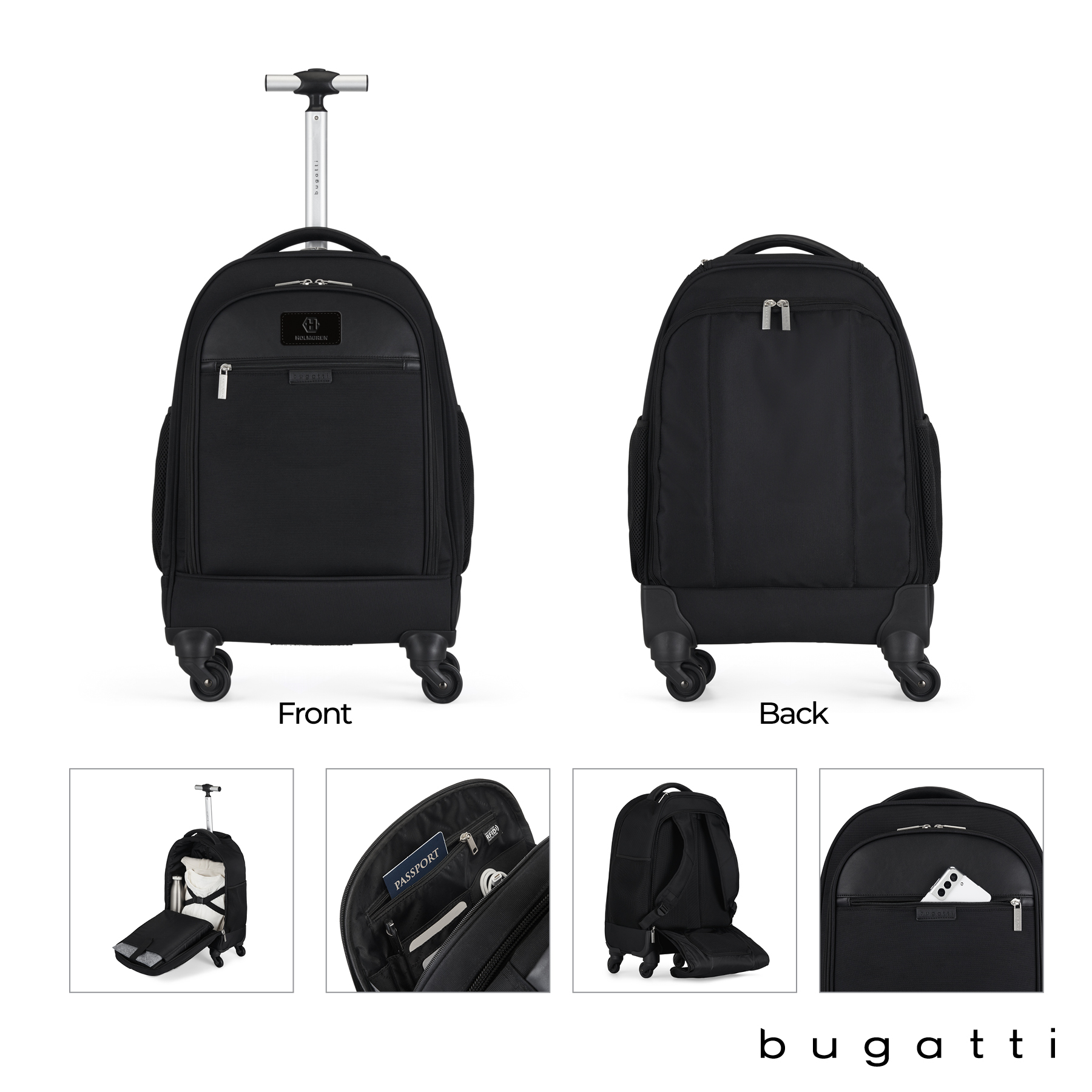 Bugatti Lucas Backpack On Wheels 12