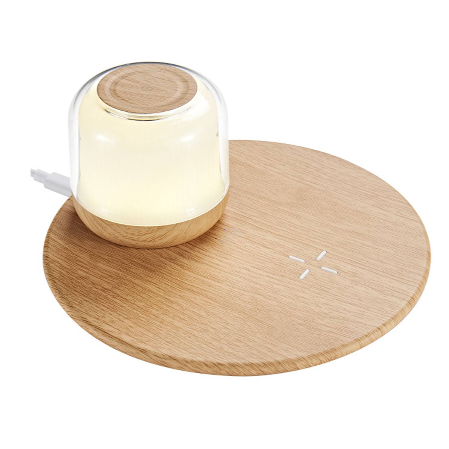 Wireless Fast Charging Station with Night Light and  Speaker 4