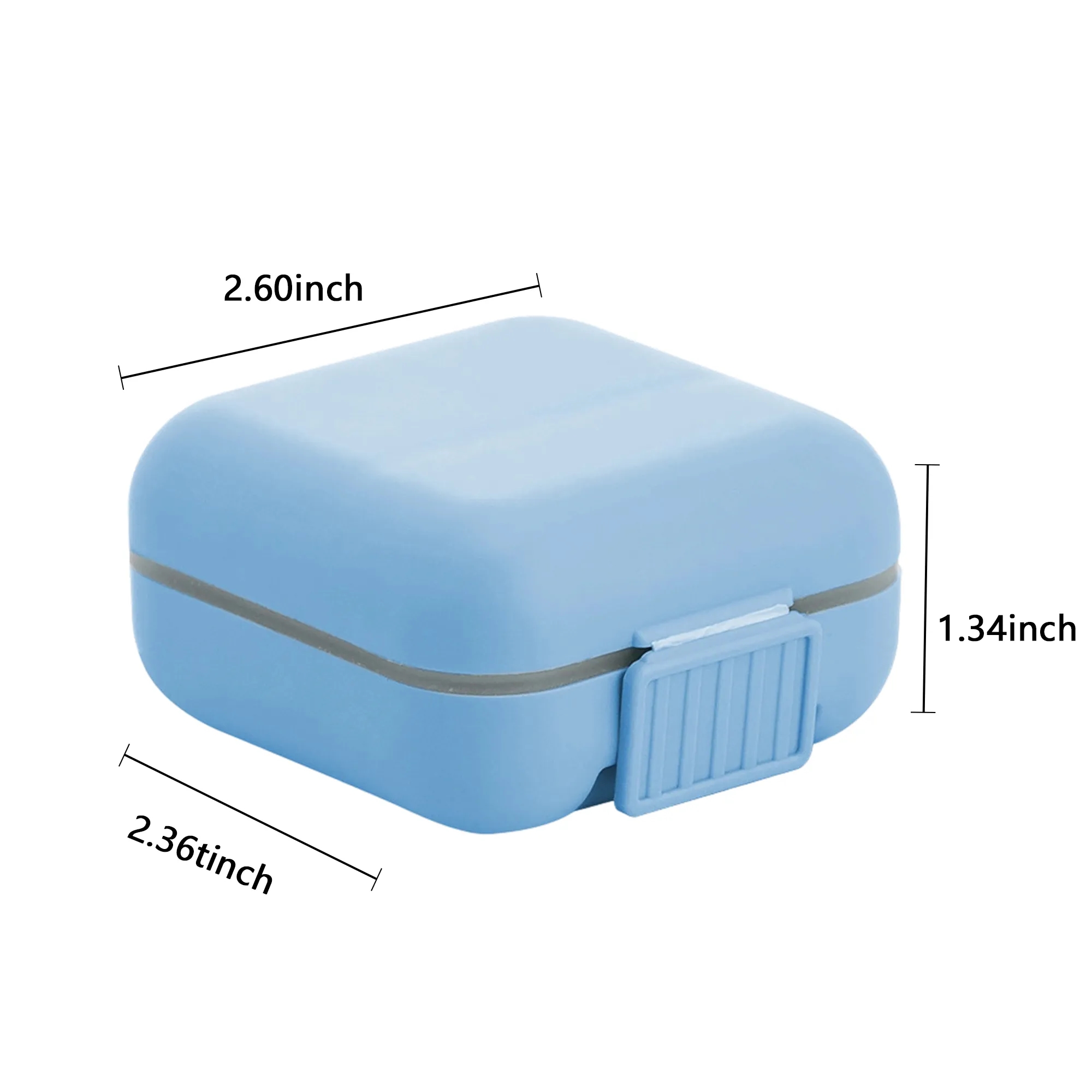 Travel Pill Case with Secure Sealing and Compartments 4