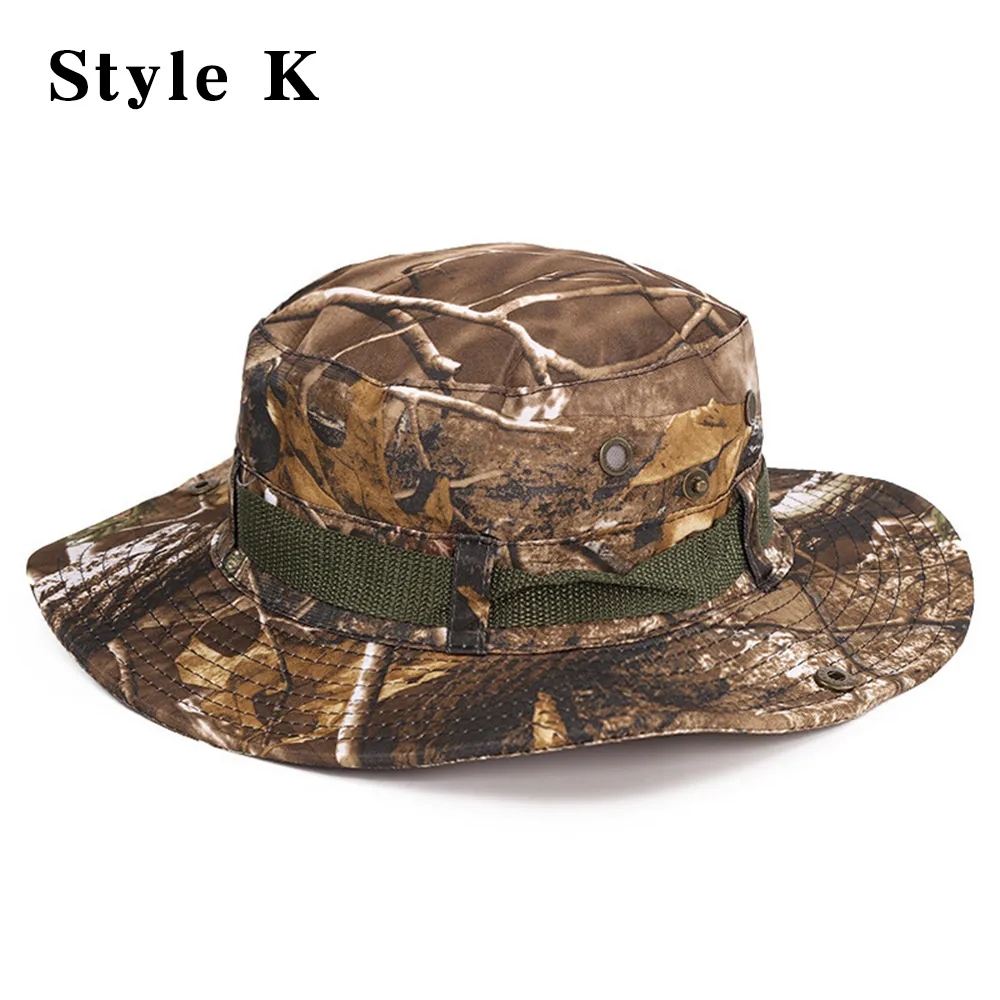Wholesale Custom LOGO UPF50+ Boonie Hats Wide Brim Hiking 5