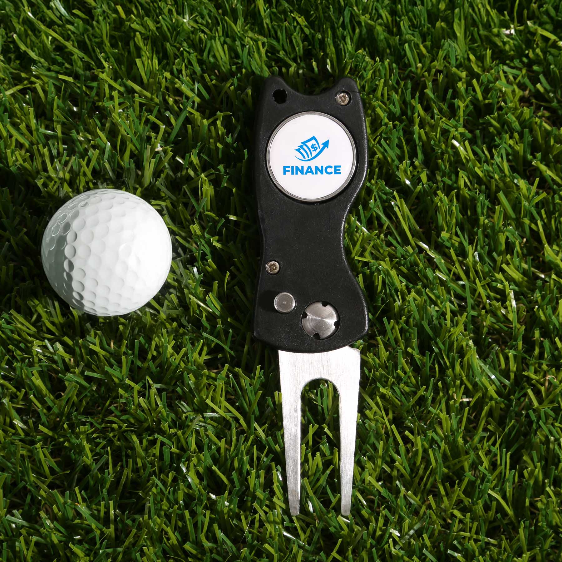 ?Fix-All!? Divot Repair Tool With Ball Marker-Mixie
