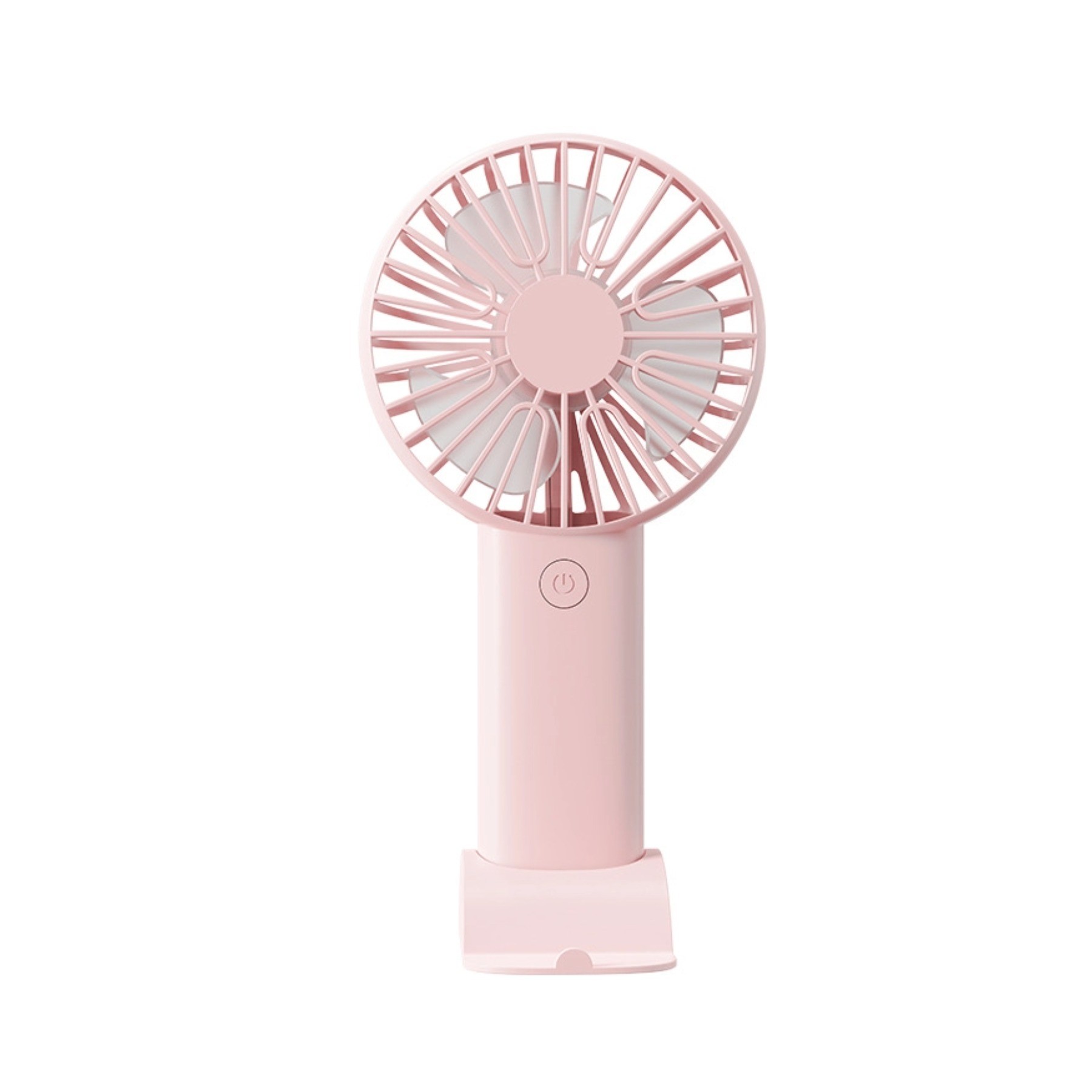 Rechargeable Breezy Hand Held Fan With Phone Stand 4