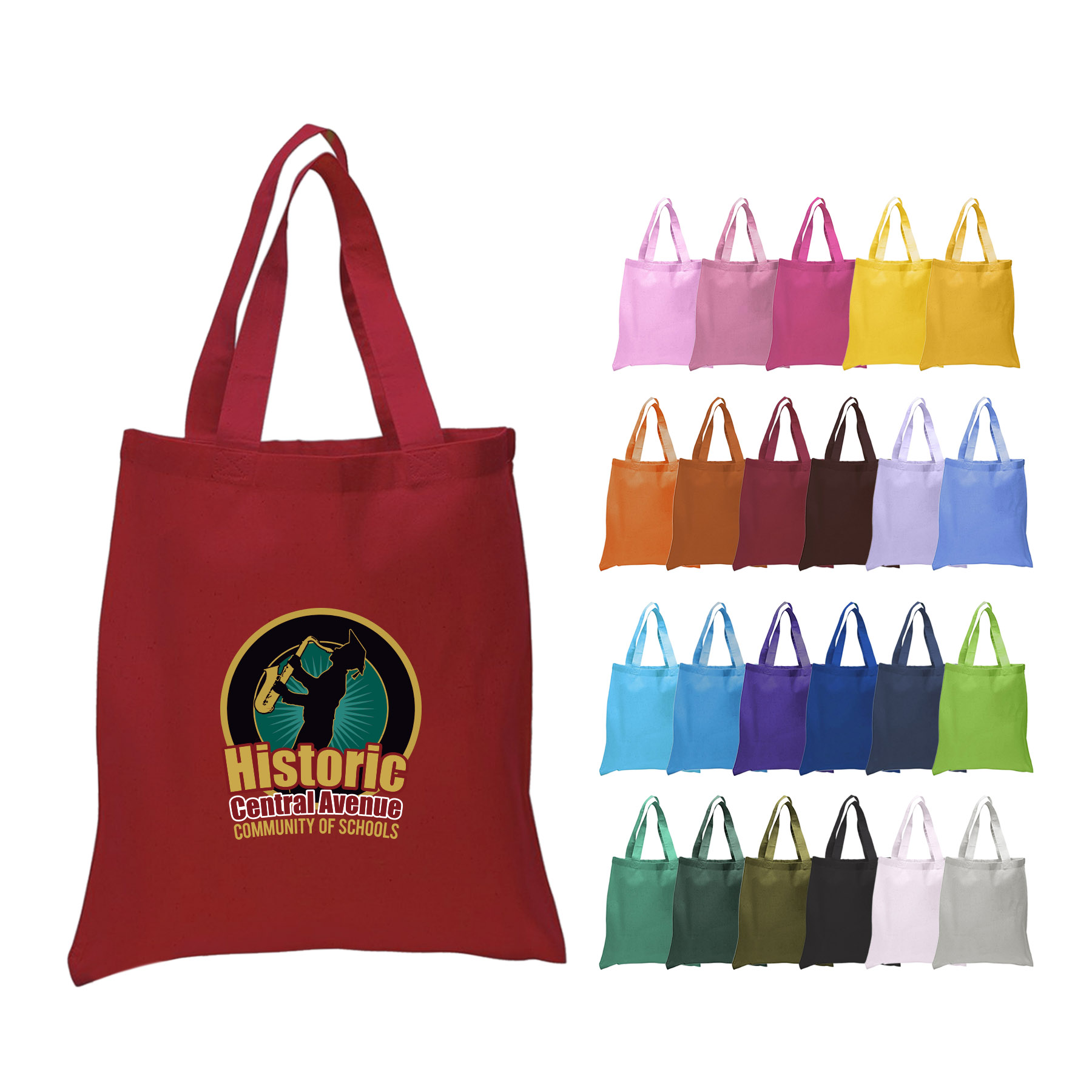 6 oz. 100% Cotton Canvas Tote Bag 26