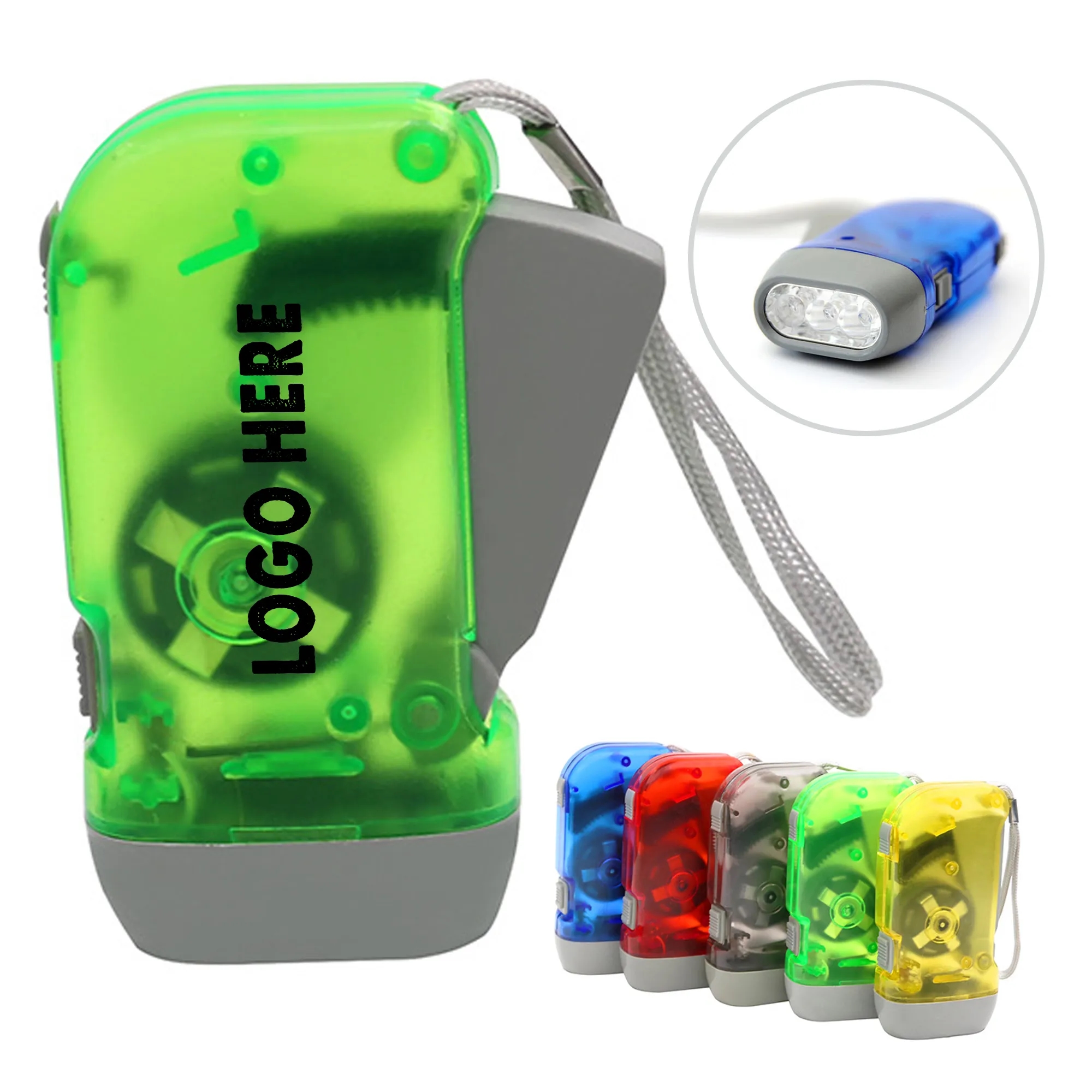 Hand Crank Flashlight 2