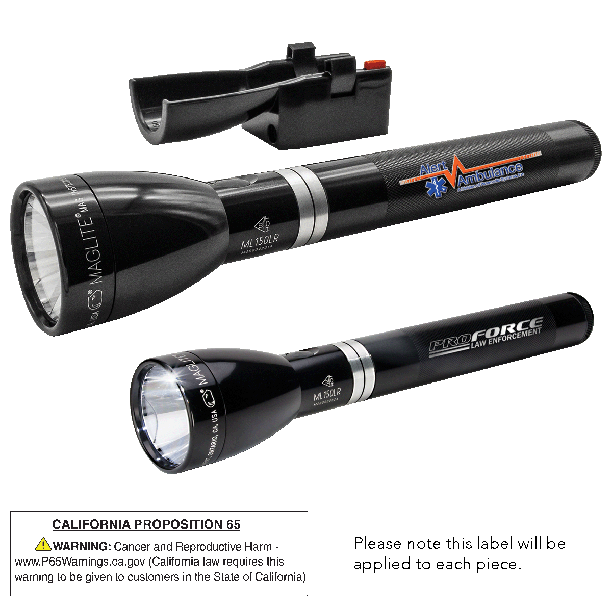 MAGLITE® ML150LR LED Rechargeable Flashlight, Laser Engraved 4