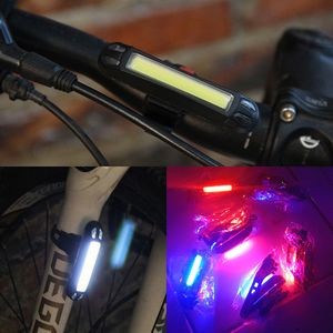 Versatile Aluminum LED Bicycle Light Adjustable Band 3 Lighting Modes 8