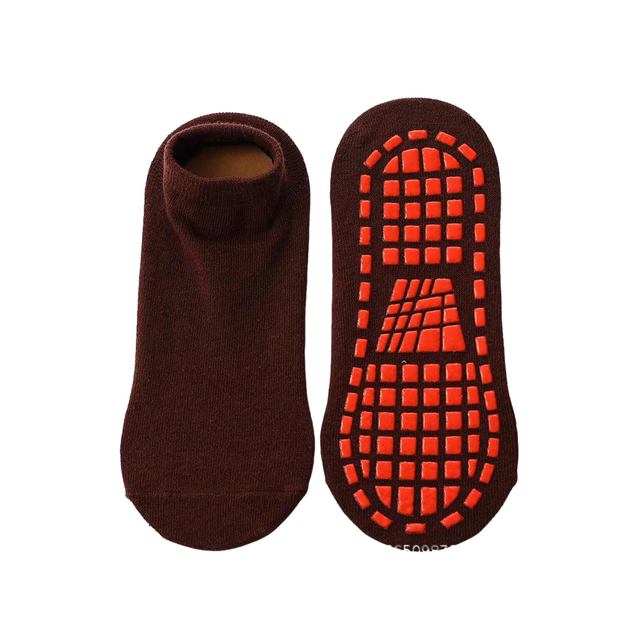 Cotton Grip Trampoline Sock With Anti Slip Sole 9" Length 12