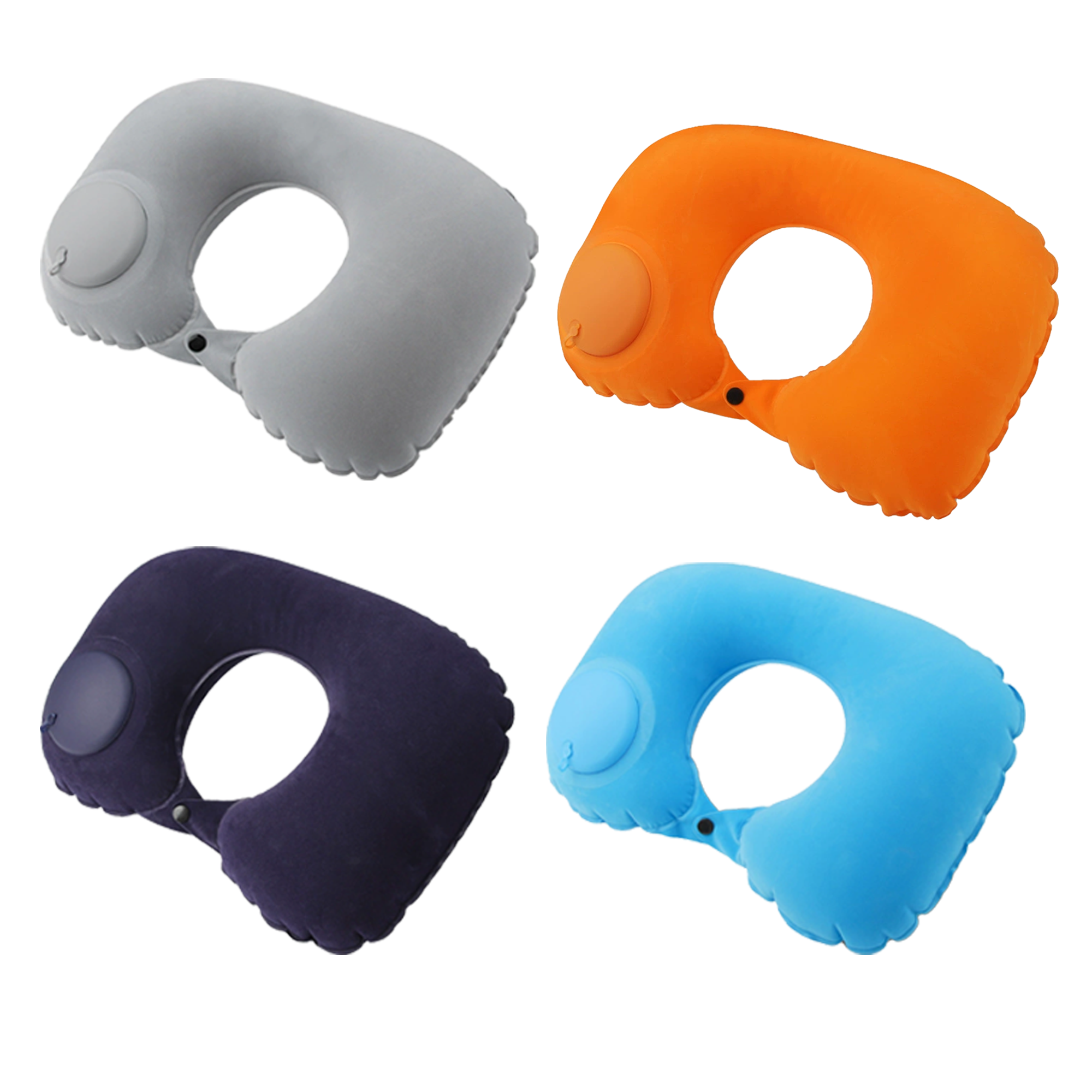 Press Activated Self Inflating U Shaped Neck Pillow 5