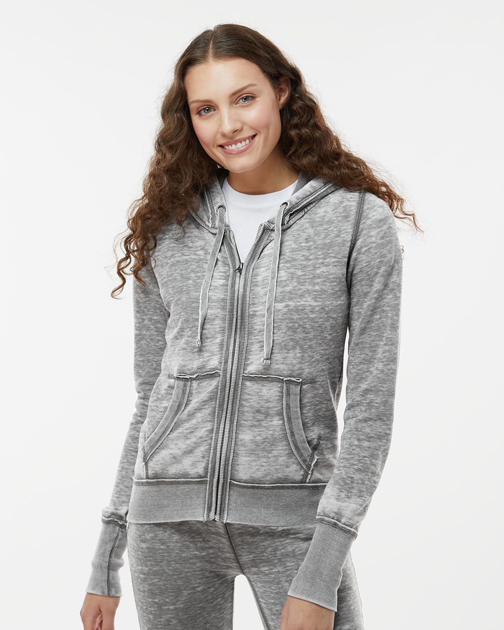 Women's Zen Fleece Full-Zip Hooded Sweatshirt - 8913 11