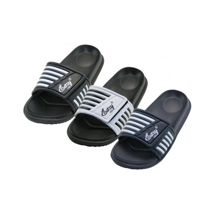 Boys' Slides - Sizes 1-6 Velcro Strap Age 5-10 Years 2