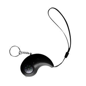 Wings Shaped Safety Alarm Keychain With LED Light And 120DB Panic Sound 15