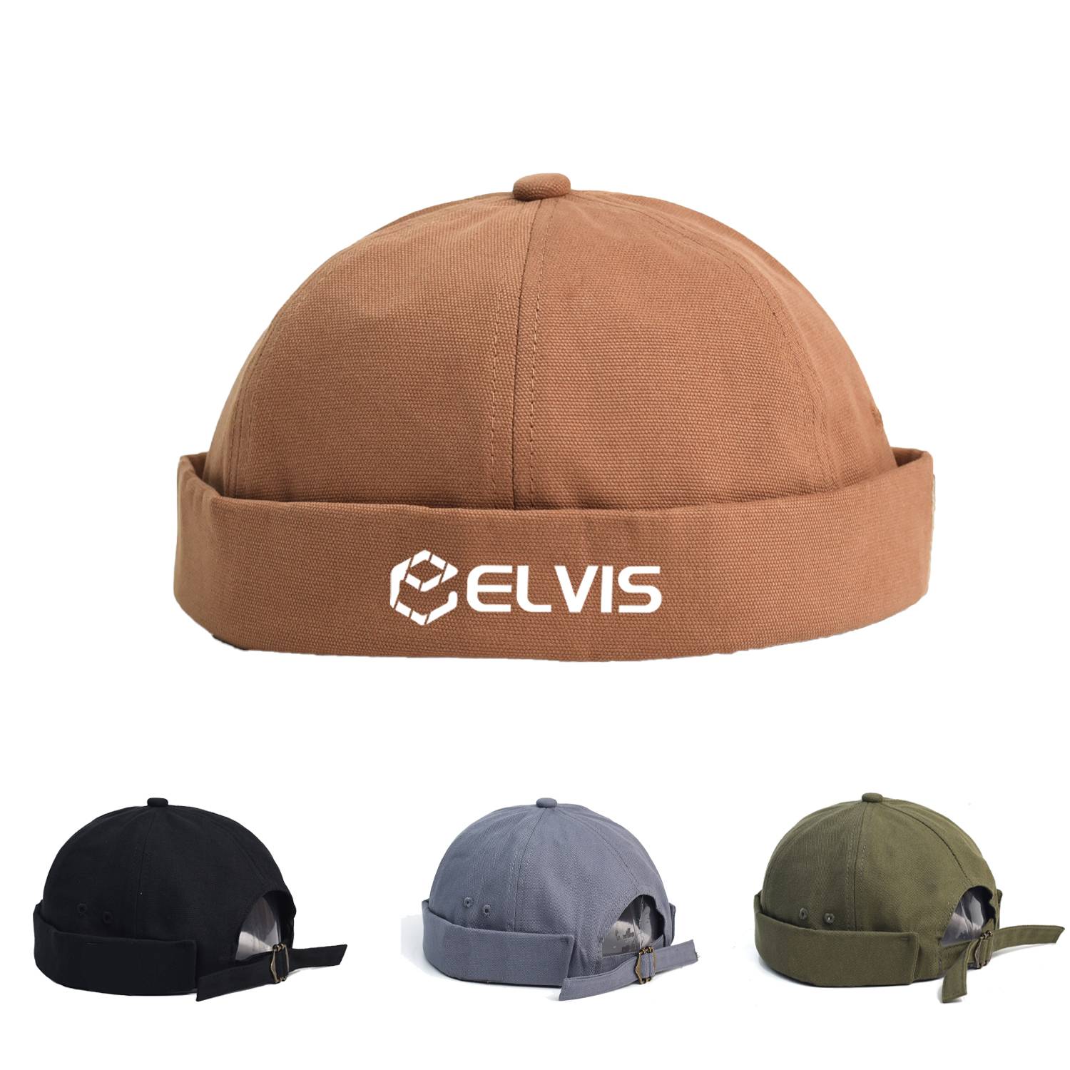 Street Trendsetters with Brimless Melon Skin Hat 6