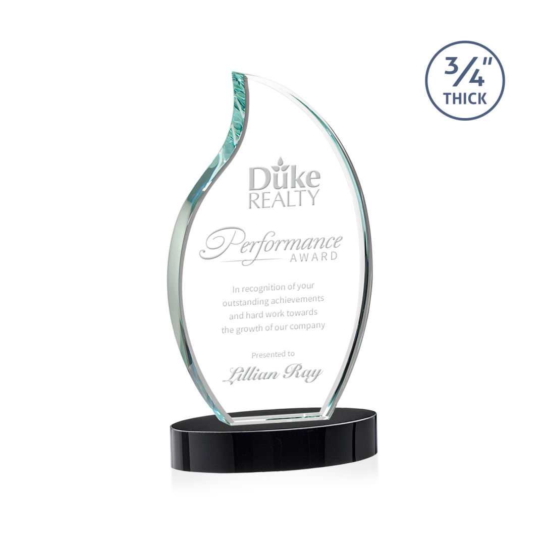 Croydon Flame Award on Alberton Base - Black 7