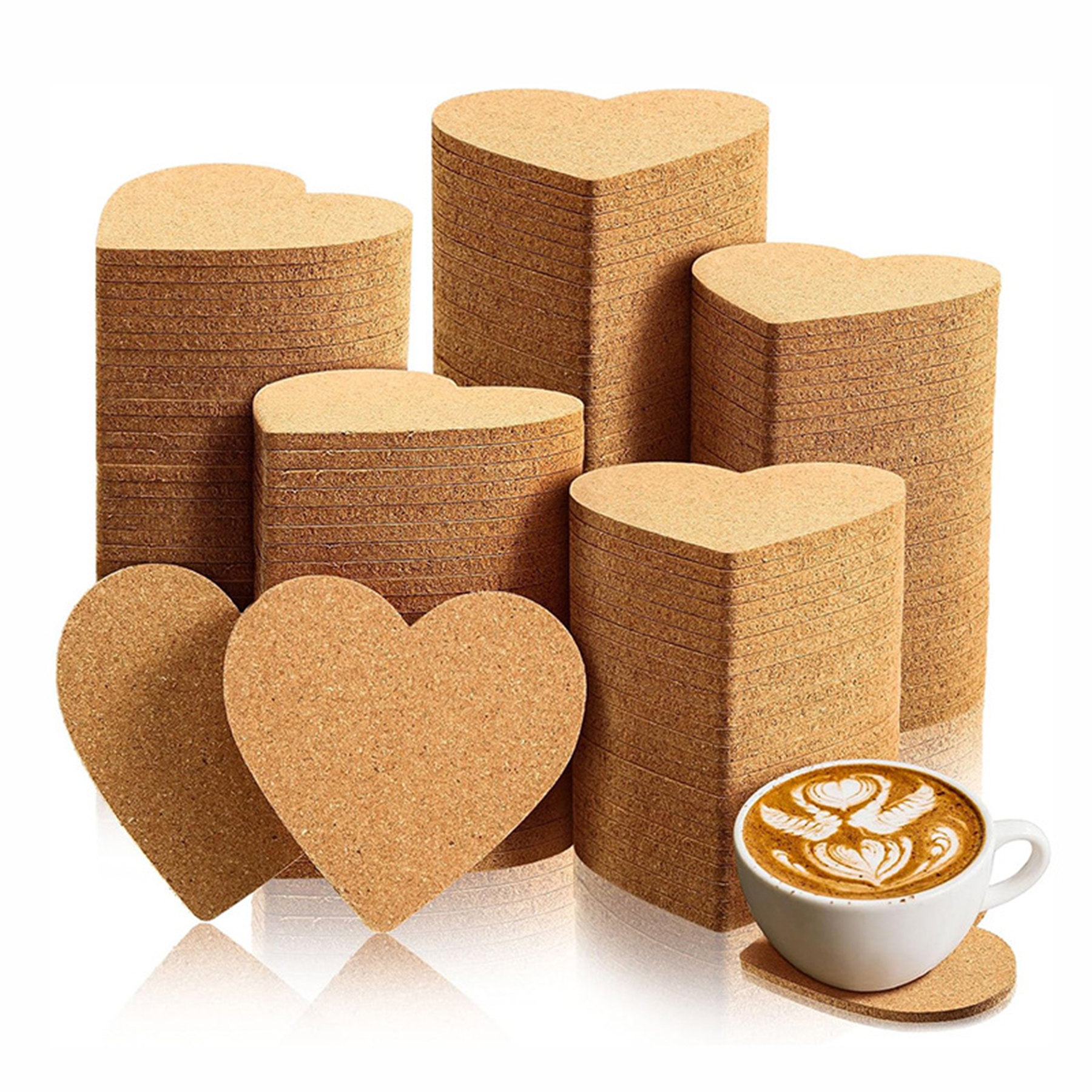 Irregular shaped Cork Coaster Gift 3
