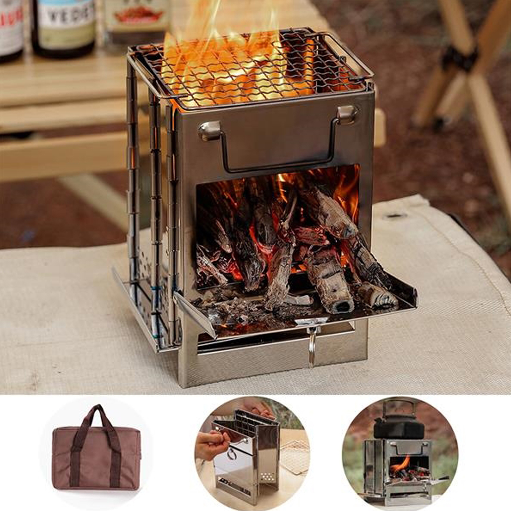 Collapsible Portable Camping BBQ Grill