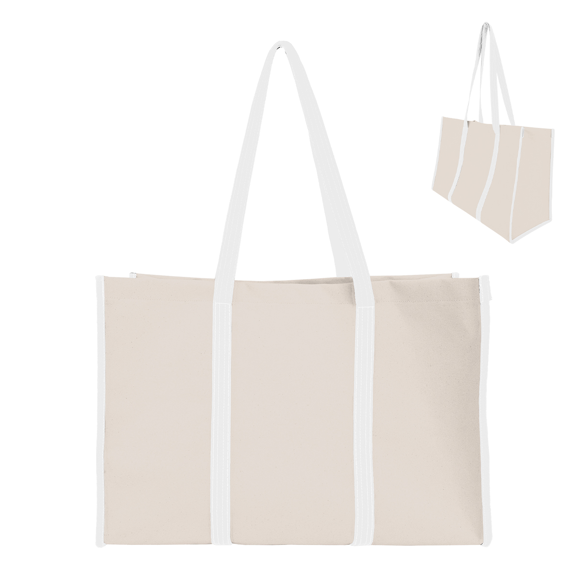 Recycled Canvas Wrap Around Tote Bag 2