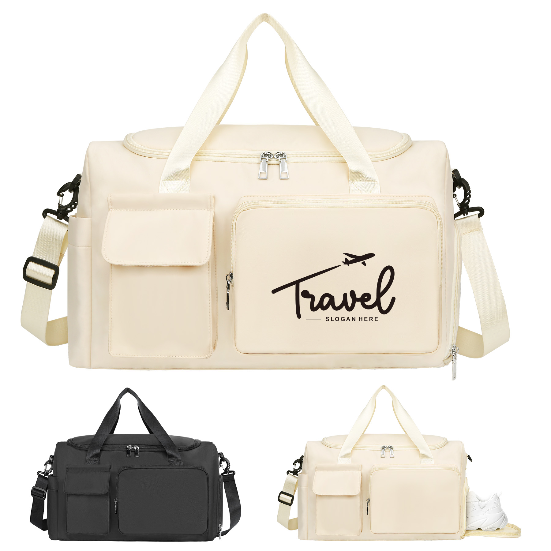 Travel Duffel Bag with Shoes Compartment 5