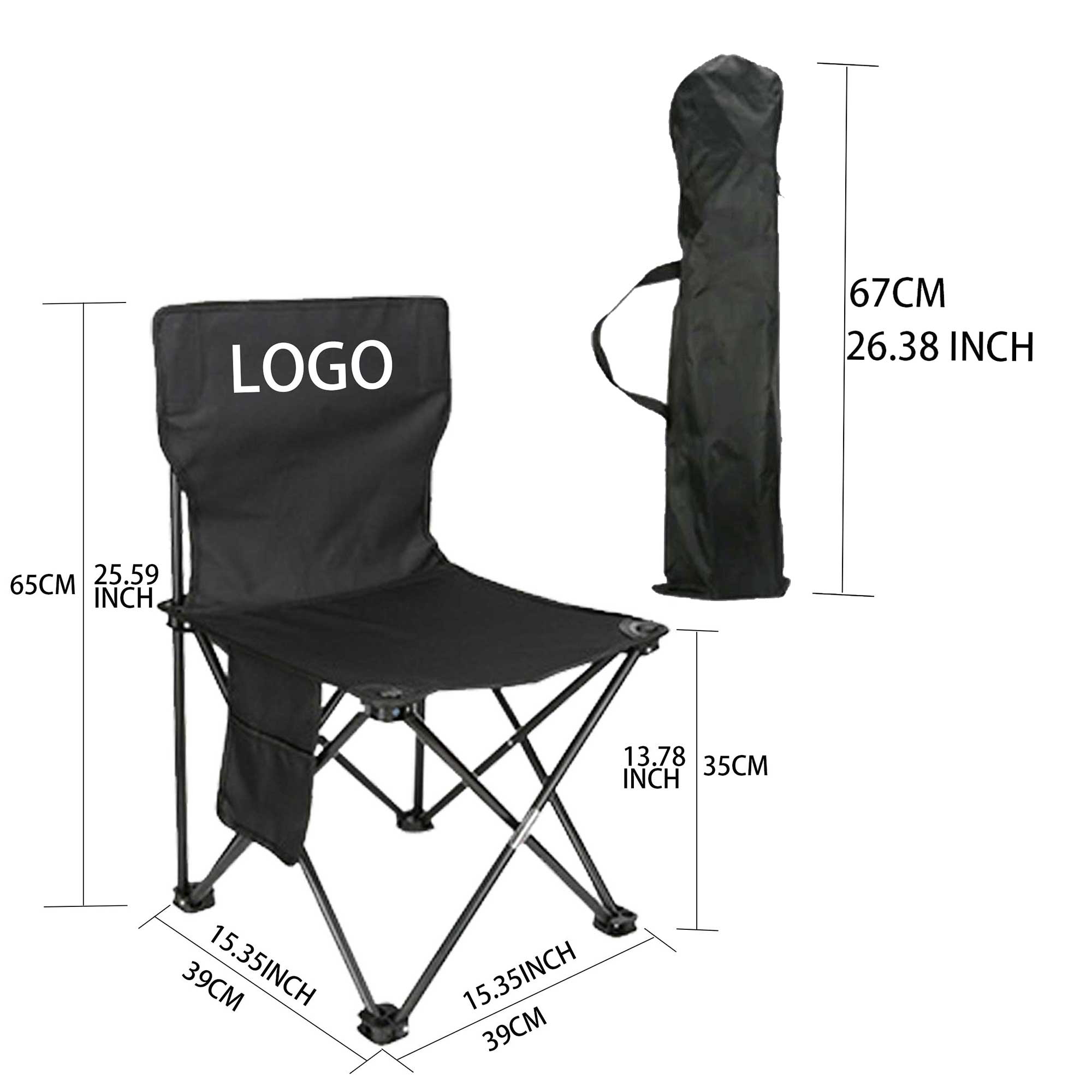 Oxford Fabric Folding Chair 3