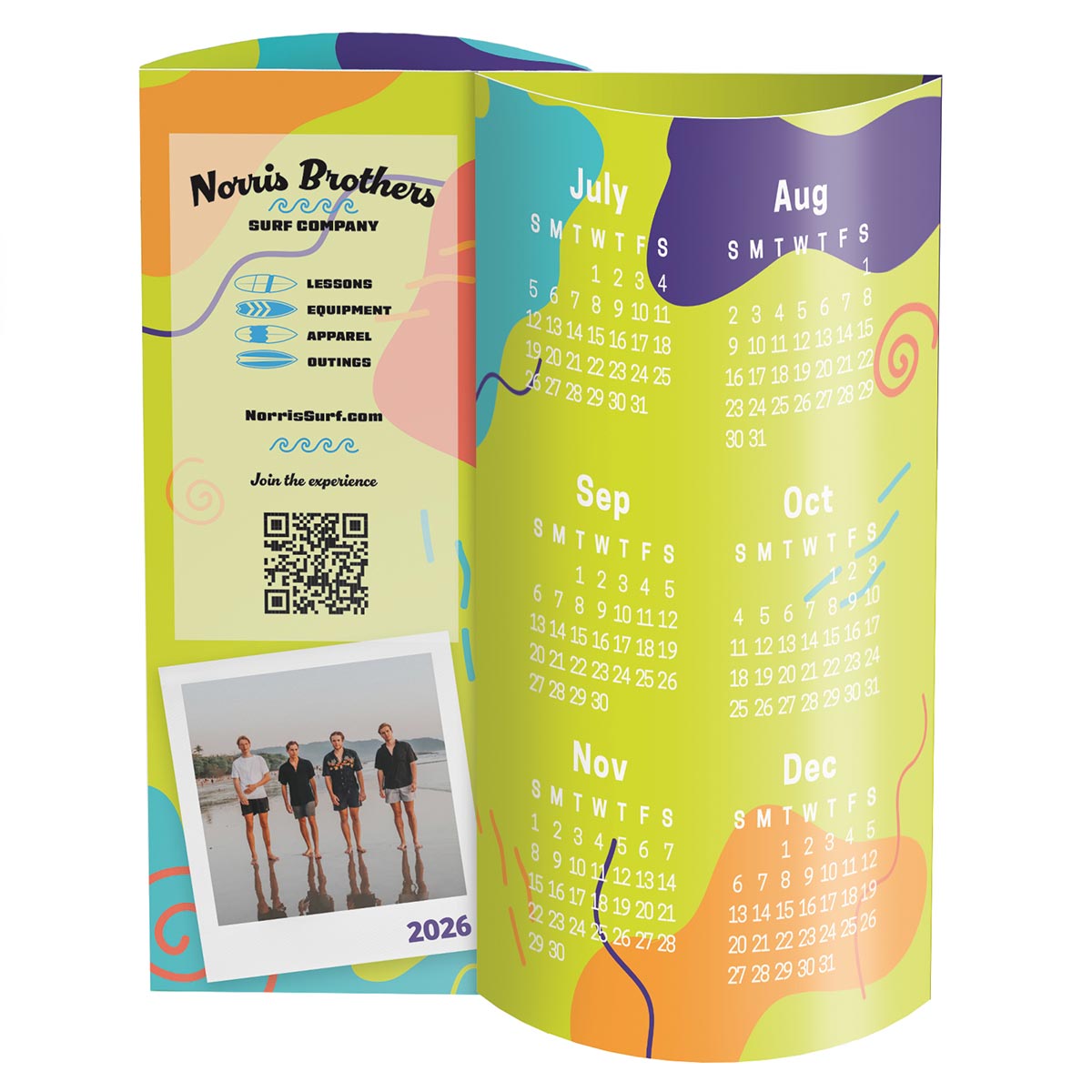 Photo Wave Desk Calendar 2