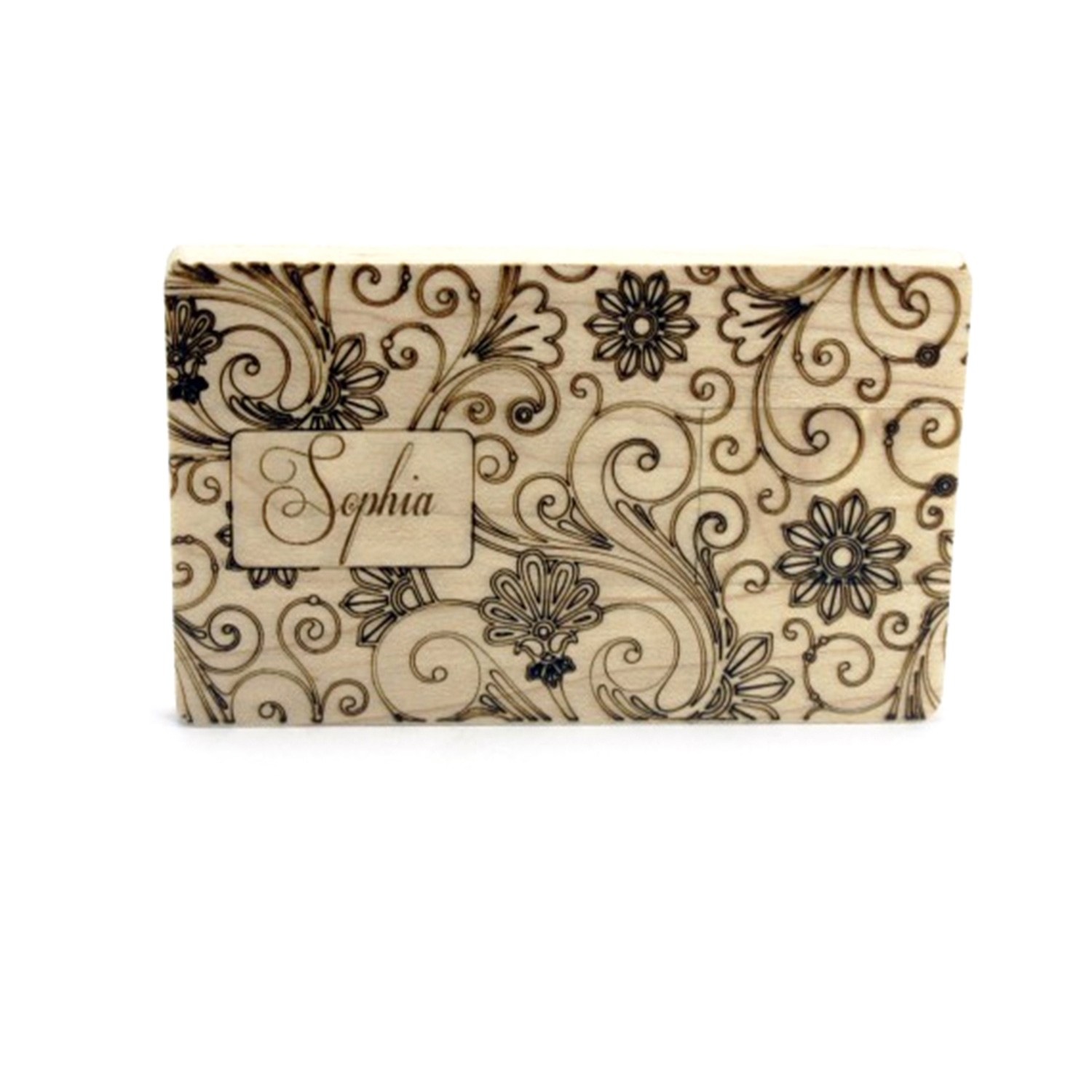 Wooden Credit Card USB Drive 4