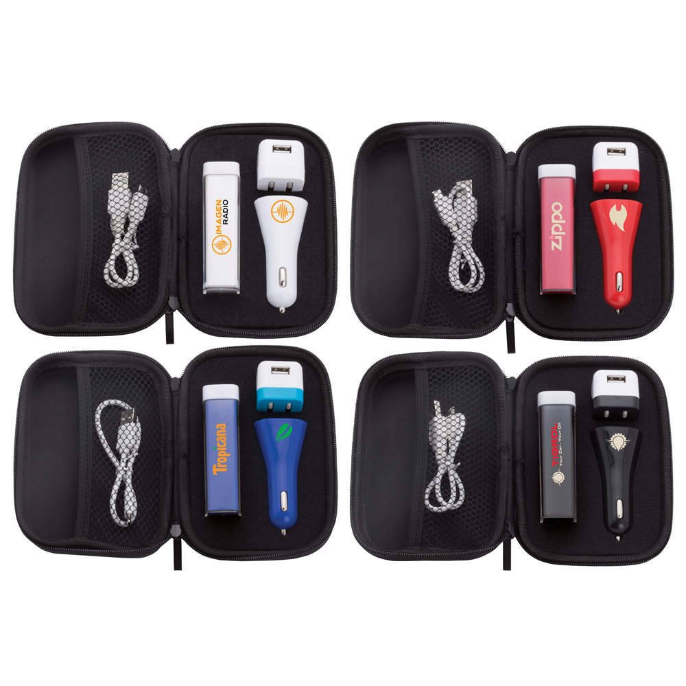 Executive Traveler Charger Kit Gift Set