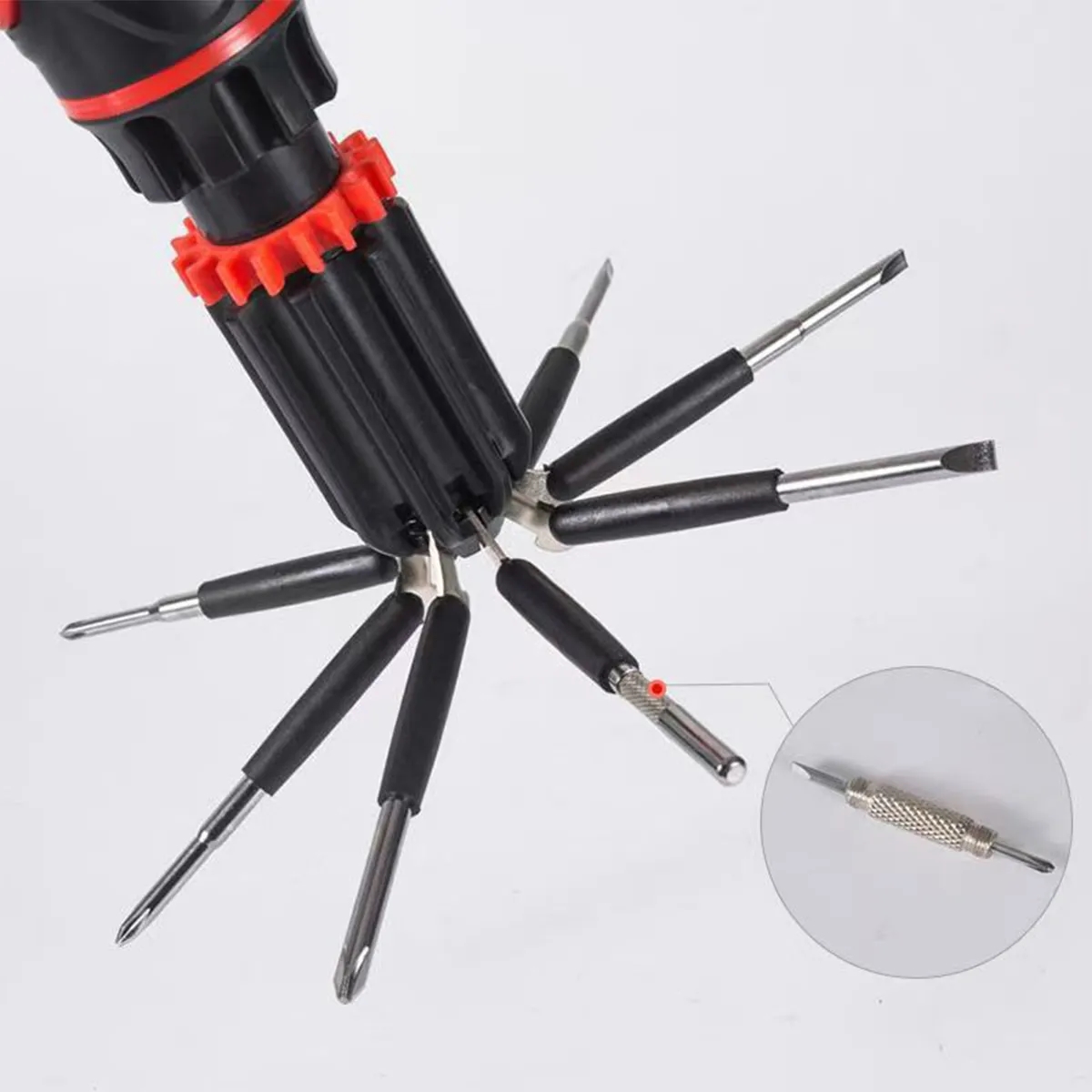 8-in-1 Screwdriver & Flashlight With LED Multi-Tool 6