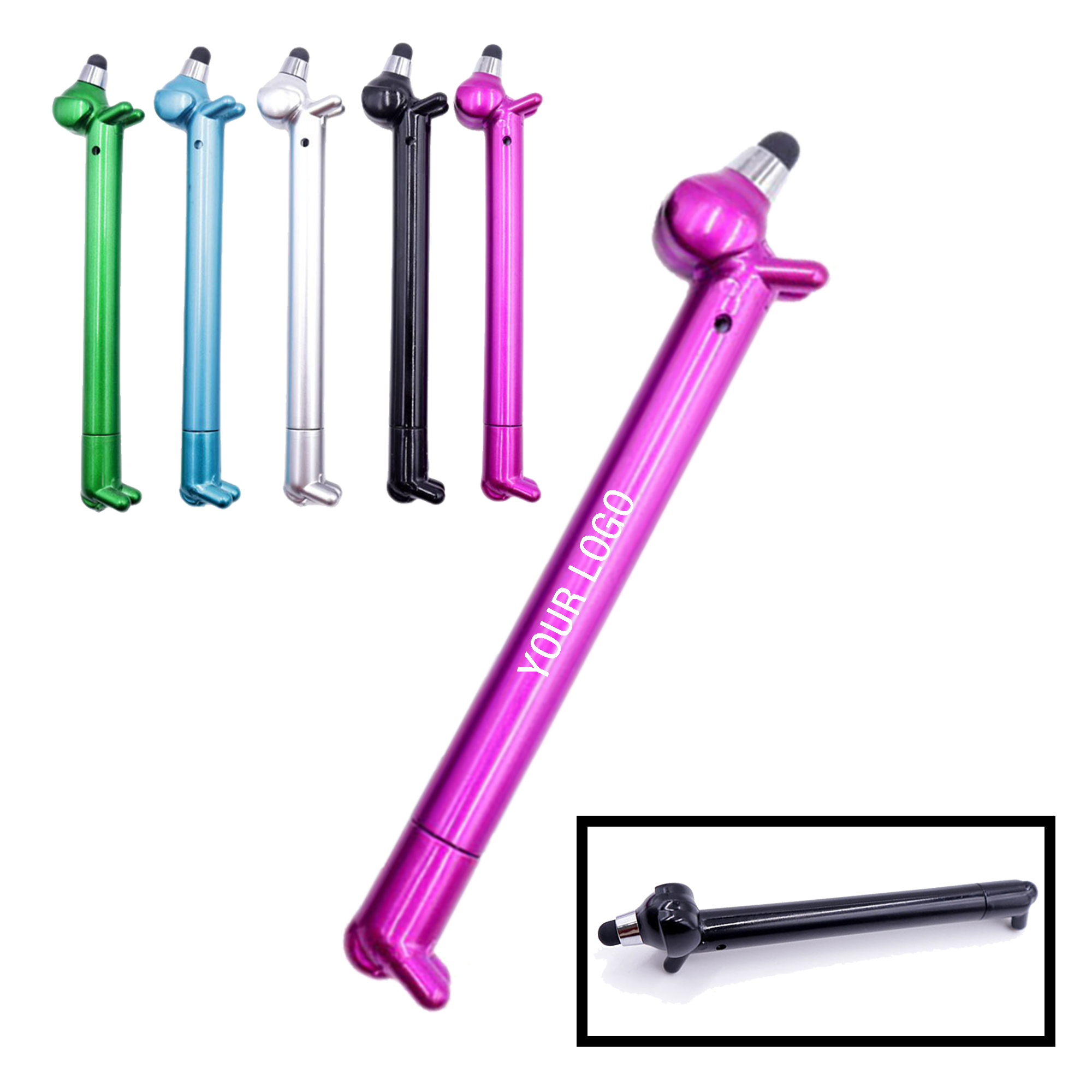 MOQ 20 PCS Custom Logo Dog Stylus Pen 3