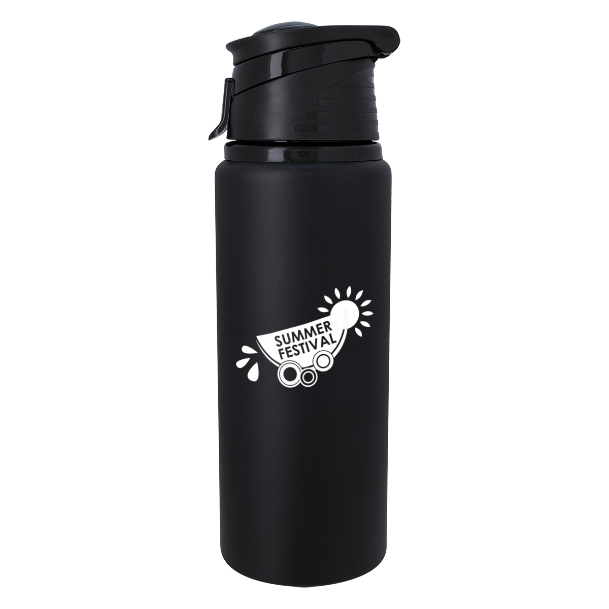 24 Oz. Velvet Touch Aluminum Bottle, custom water bottle with logo imprint 16