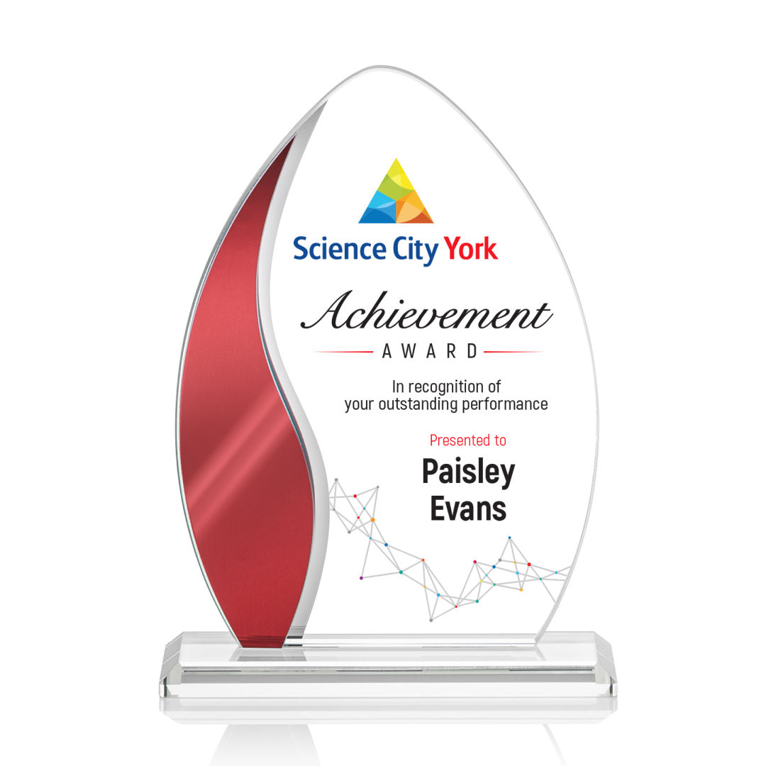 Sherborne VividPrint™ Award - Red 2