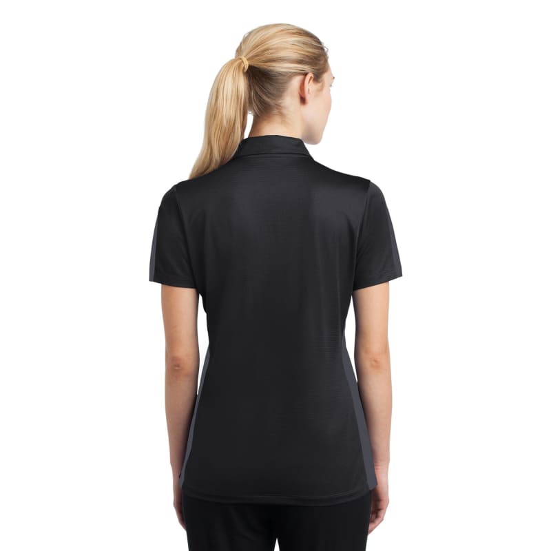Sport-Tek Women's PosiCharge Active Textured Colorblock Polo. 17
