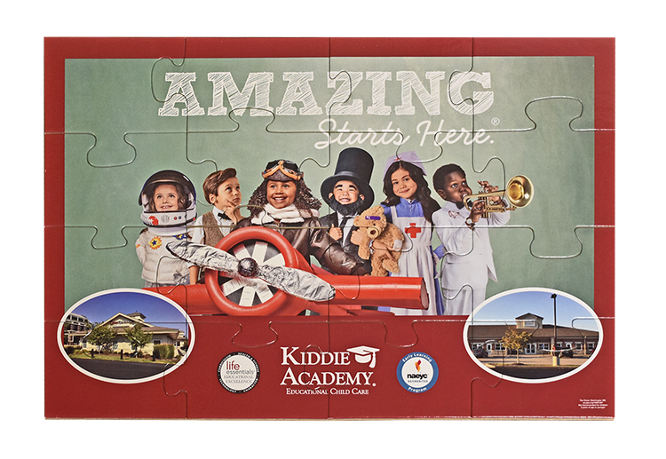 16 Pieces - 11" x 16" - Large Puzzle 2