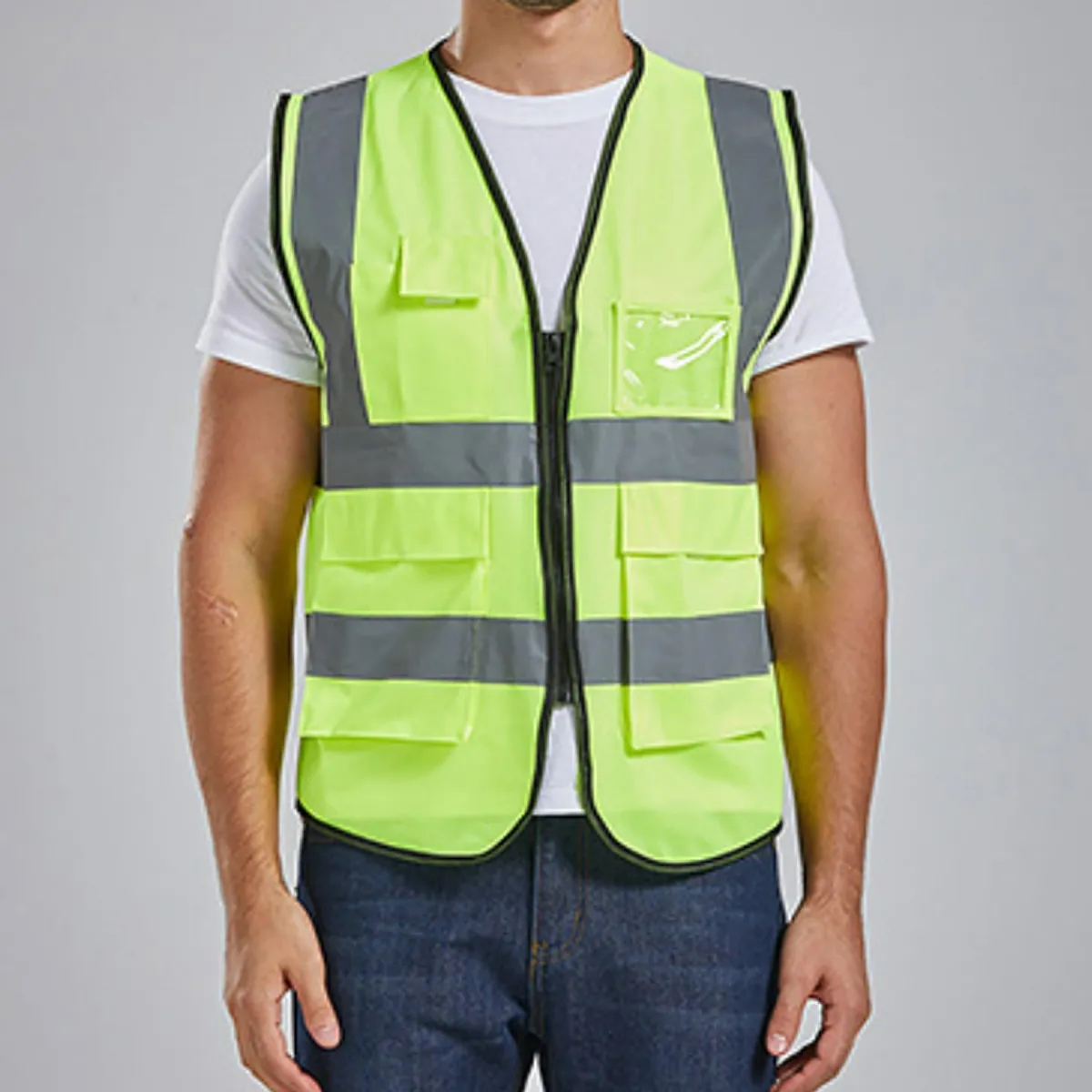 Custom High Visibility Reflective Safety Vest 6