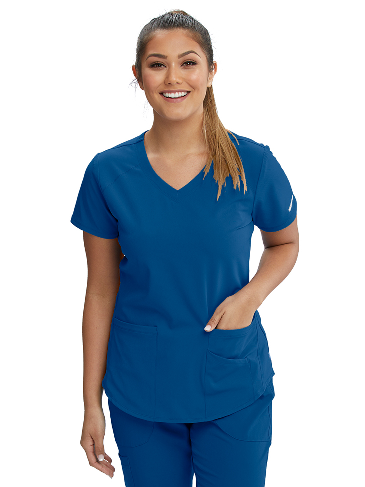 Skechers - Women's Three-Pocket Curved V-Neck Breeze Scrub Top 27