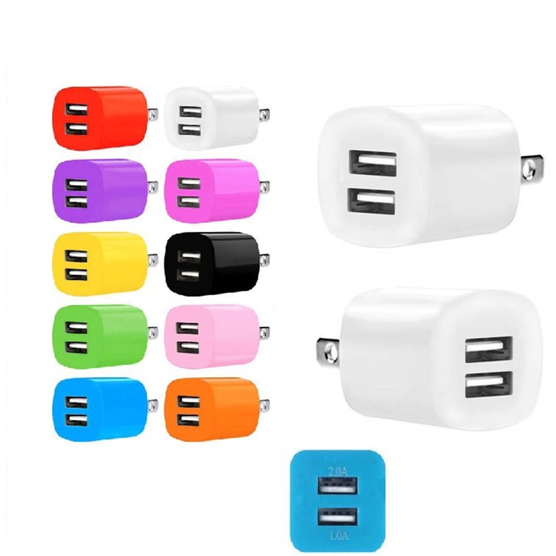 Dual USB Wall Plug Charger MOQ100 8