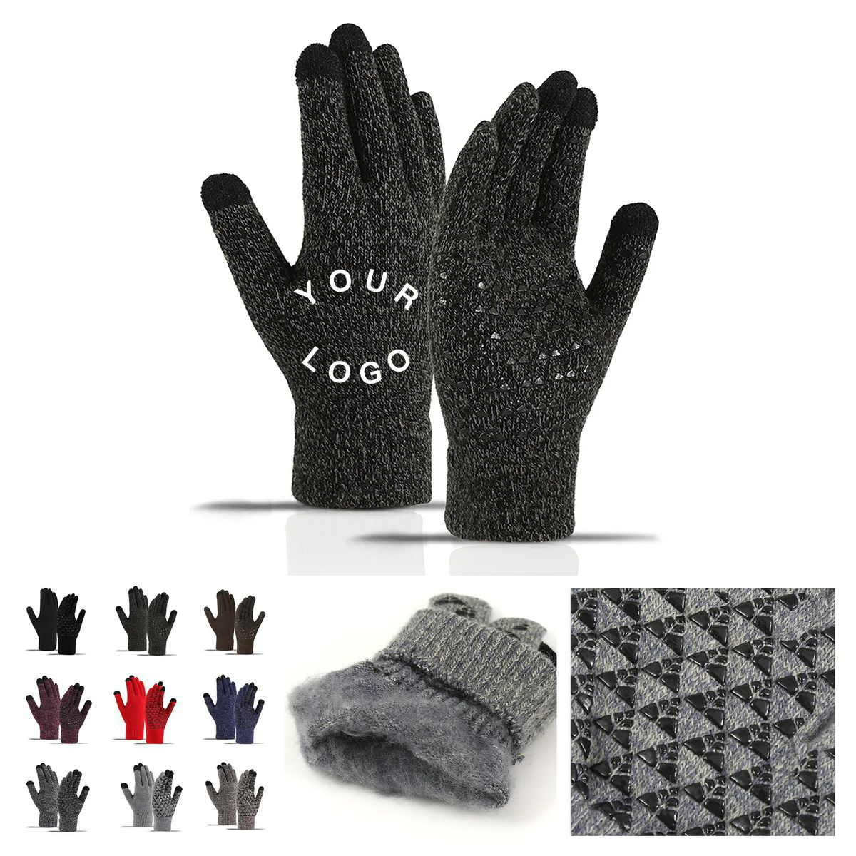 Winter Knit Touchscreen Gloves for Cold Weather 5